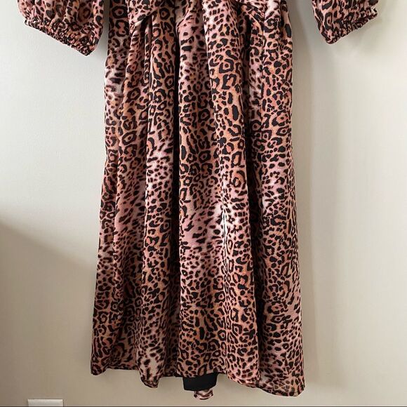 ANTHROPOLOGIE-RANNA Gill Floral Cut Out Midi Dress (Size:Small) - Picture 7 of 14